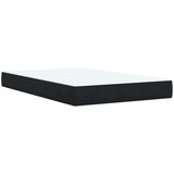 vidaXL Box spring postelja z vzmetnico črna 120x190 cm žamet, (21308415) | Shoptok.si
