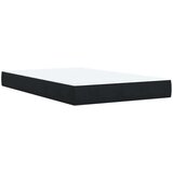 vidaXL Krevet box spring s madracem crni 120 x 190 cm baršunasti | shoptok.hr