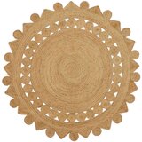 vidaXL Preproga Rjava Ø 210 cm Juta Cene