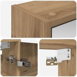  Kopalniška ogledalna omara s polico Oreh 43 x 16 x 62.5 cm, (5000232871) | Shoptok.si
