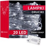 MIKRO LED lampice na baterije - 20 LED dioda hladno bijela | shoptok.hr