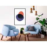  Poster - White Orange Violet and Black 40x60 | shoptok.hr