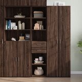 vidaXL Visoka komoda boja hrasta 40x42,5x185 cm od konstruiranog drva Cijene