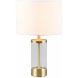 Tri O Stolna lampa u zlatnoj boji s tekstilnim sjenilom (visina 33,5 cm) Grazia –