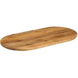 Stolna ploča 120 x 50 x 3,8 cm ovalna od masivnog drva manga | shoptok.hr