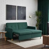 Krevet-sofa na razvlačenje Tamnozelena Tkanina | shoptok.hr
