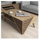 Hanah home Beryl Klub sto, 105x58x40cm, Smeđa | Eponuda.ba