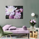 Slike na platnu PASTELNO VIJOLIČNO CVETJE (moderne slike na) | Shoptok.si