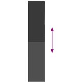 vidaXL Rolo zatemnjena črna 60x210 cm tkanina širina 55,7 cm poliester | Shoptok.si