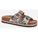Lee Cooper Patterned Women Slippers On Cork Platform With Buckles | shoptok.hr