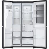 LG GSXE91EVAD Side-by-Side s 4 litrskim rezervoarjem za vodo, No Frost, Matt Black | Shoptok.si