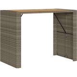  5-dijelni vrtni barski set s jastucima sivi poliratana bagrem | shoptok.hr