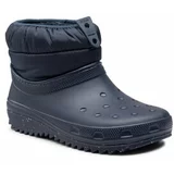 Crocs Škornji Classic Neo Puff Shorty Boot W 207311 Mornarsko modra