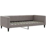 vidaXL raztegljiva postelja taupe 100x200 cm blago, (20792358) Cene