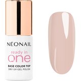 NeoNail Ready In One 3in1 UV Gel Polish gel lak za nohte z diamantnim prahom odtenek 04 One Soft Beige 7.2 ml | Shoptok.si