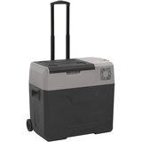  Prijenosni hladnjak s kotačima i ručkom crno-sivi 40 L PP | shoptok.hr