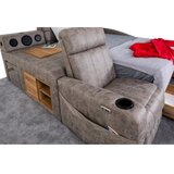 Hanah home bračni krevet whesley smart brown | Eponuda.com