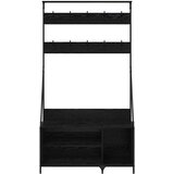  Stalak za odjeću Crni hrast 100 x 41 x 184 cm Konstruirano drvo | shoptok.hr