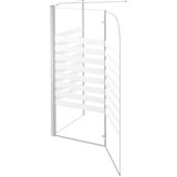  Tuš-kabina 120 x 68 x 130 cm od kaljenog stakla prugasta | shoptok.hr