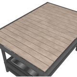 Bessagi Garden lounge garnitura malia, siva, 4-Delno | Shoptok.si
