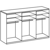 Modern Living Omara S Klasičnimi Vrati Level 36 D, Bela, Barva Hrasta | Shoptok.si