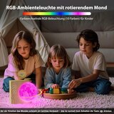 RETEYUNG 3D lunina svetilka z budilko in RGB osvetlitvijo | Shoptok.si