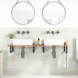  Površina za umivaonik neobrađena 140x40x2 cm od drva bagrema | shoptok.hr