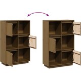  Visoka komoda boja meda 74 x 35 x 117 cm od masivne borovine | Eponuda.com