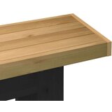 vidaXL konzolna miza noain 120x30x75 cm trdna borovina | Shoptok.si