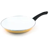 tiganj 28cm,žuti,emajl