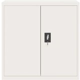 Ormarić za spise bijeli 90 x 40 x 90 cm čelični | shoptok.hr