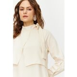 Trendyol Stone Collar Tie Detail Woven Dress | shoptok.hr