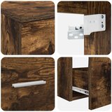  Set namještaja za kupaonicu 2 kom. Dimljeni hrast Smeđa 49,5 x 41 x 80 cm | shoptok.hr