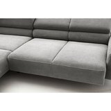 Pure Home Lifestyle SEDEŽNA GARNITURA, rebrasti žamet siva | Shoptok.si