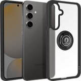 AVIZAR Pokrov za Samsung Galaxy S24 FE Kovinski obročni video nosilec, Črna, (5000016304) | Shoptok.si