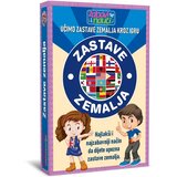  Edukativne karte - zastave zemalja, igra memorije, Plava Cijene