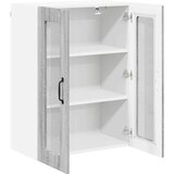  Stenska kuhinjska omarica s polico Siva Sonoma 60 x 31 x 80 cm | Shoptok.si