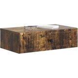 Stolna Stenska stranska miza Dimljen hrast 59 x 34,5 x 17 cm, (5000232576) | Shoptok.si
