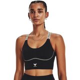 Under Armour UA Project Rock Infinity Mid Women&#039;s Bra, Black/Ivory - XS, (20506535) cene