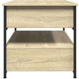  Stolić za kavu boja hrasta sonome 70x50x50 cm od drva i metala | shoptok.hr