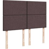 vidaXL Box spring postelja z vzmetnico temno rjava 140x200 cm blago, (21305995) | Shoptok.si