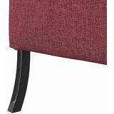 SOFA s visokim naslonom 101cm boja crnog vina tkanina | shoptok.hr