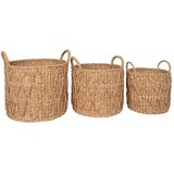 House Nordic Košare u setu 3 kom od morske trave ø 32x30 cm Krabi – | shoptok.hr
