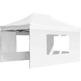  Profesionalni šotor za zabave aluminij 4,5x3 m bel, (20742981) | Shoptok.si