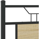  Posteljni okvir brez vzmetnice hrast 137x190 cm inženirski les, (21829288) | Shoptok.si