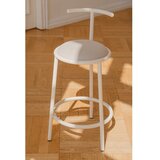 noo.ma Bež metalna barska stolica (visine sjedala 68 cm) Hogo – | shoptok.hr