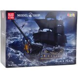 Kockice za slaganje piratskog broda od 5266 elemenata - crni | shoptok.hr