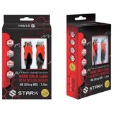 Štark kabl HDMI M-M pozlaćen 4K(ultra HD),pleteni sa zaštitom od 4 sloja 1.5m