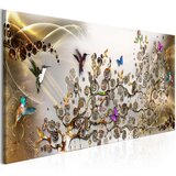  Slika - Hummingbirds Dance (1 Part) Gold Narrow 150x50 | shoptok.hr