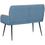  Dvosjed s metalnim nogama 2-sjedalo Plava Kordura tekstil | shoptok.hr